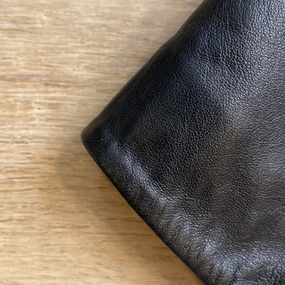 Boston Proper Genuine Leather Mini Dress - Picture 15 of 16